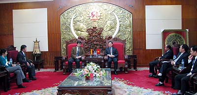 Bí thư Tỉnh uỷ Hưng Yên làm việc với Đại sứ đặc mệnh toàn quyền vương quốc Tây Ban Nha tại Việt Nam